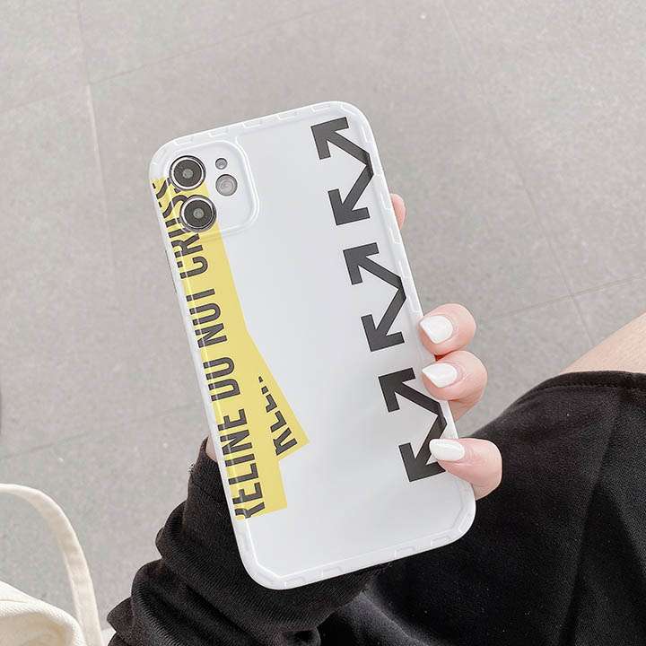 黑白 OFF-WHITE アイフォン12ケース  おしゃれ ブランド 韓国風 iphone12proカバー シンプル  オフホワイト iphone12pro maxスマホケース 激安 通販