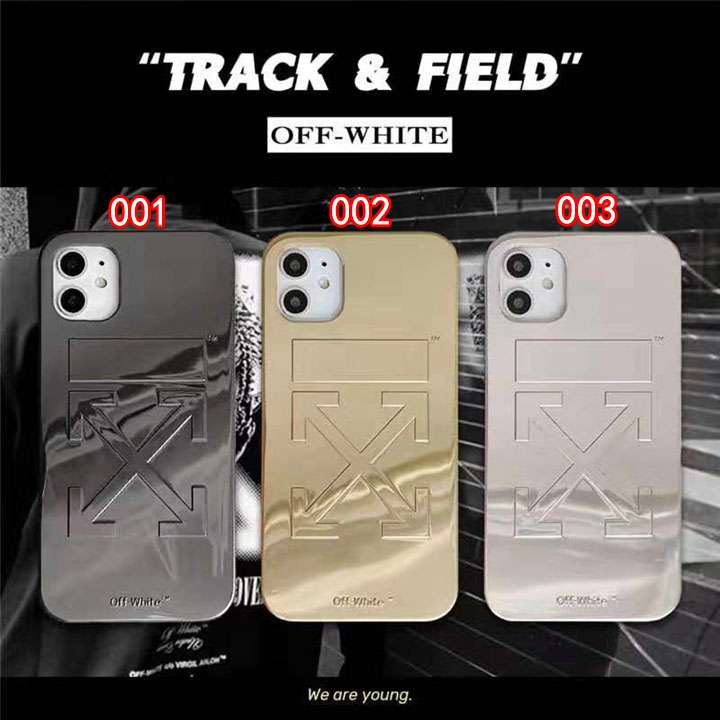 OFF-WHITE オフホワイト iPhone12Pro Maxケース， 矢印 個性 ブラント iPhone12ケース ，オリジナル トレンド メンズ iphone12miniケース レディース ，鏡面感 アイフォン12proケース