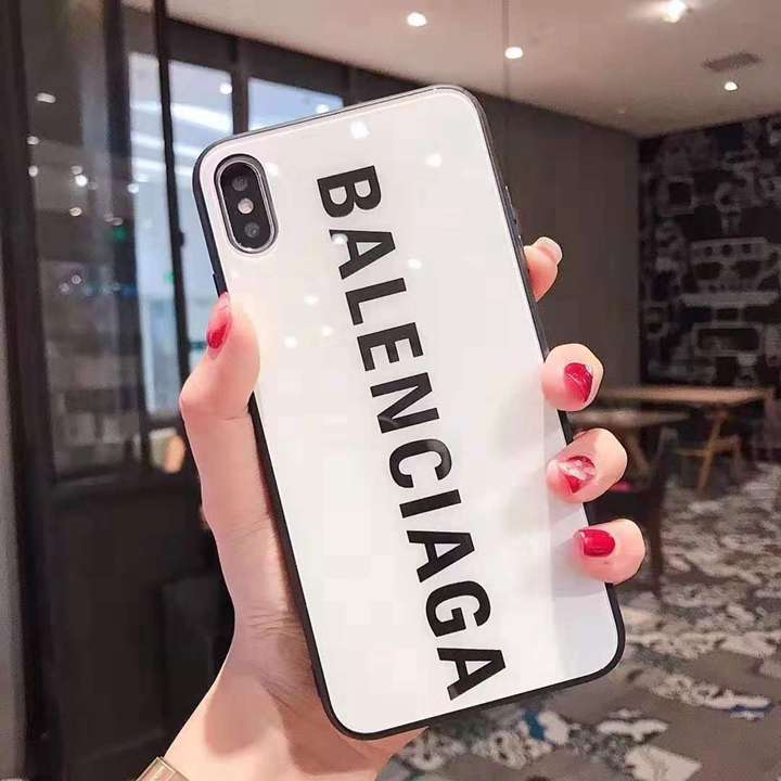 新発売 Balaenciaga iPhone12promaxケース 背面強化ガラス バレンシアガ 個性 アイホン12ケース 耐衝撃 iPhone12pro ペアカバー 全面保護 3色 男女兼用