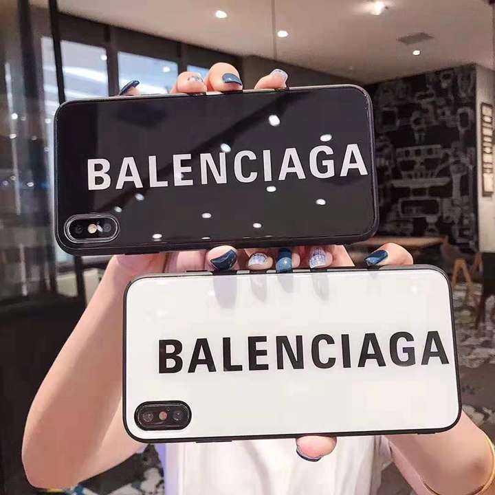 新発売 Balaenciaga iPhone12promaxケース 背面強化ガラス バレンシアガ 個性 アイホン12ケース 耐衝撃 iPhone12pro ペアカバー 全面保護 3色 男女兼用