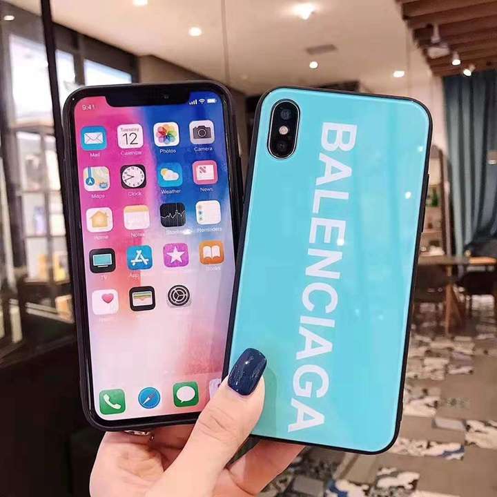 バレンシアガ iphone12pro maxケース， 背面強化ガラス Balaenciaga アイフォン12proカバー， 鏡面ガラス オシャレ iphone12ケース ，高品質 人気 iphone12miniケース おすすめ