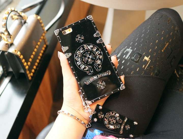 Chrome Hearts レトロ風 高級感iphone12proケース