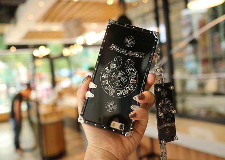 Chrome Hearts レトロ風 高級感iphone12proケース