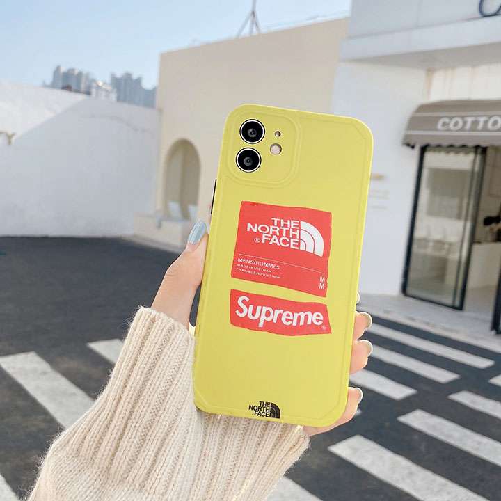 Supreme ブランド iphone12ケース 韓国風 The north face アイフォン12pro携帯ケース 全面保護 シュプリーム iphone12pro maxケース セレブ愛用