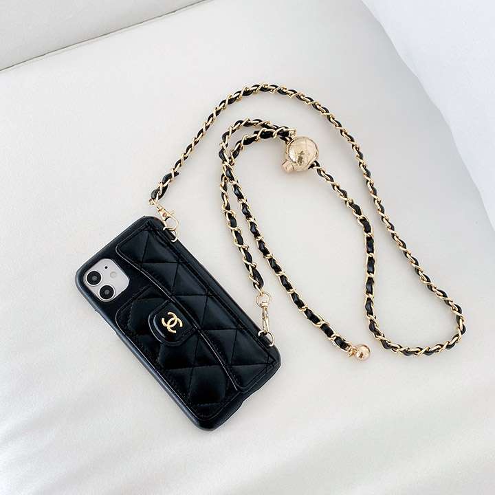 Chanel iphone12 miniチェーン付きカバー