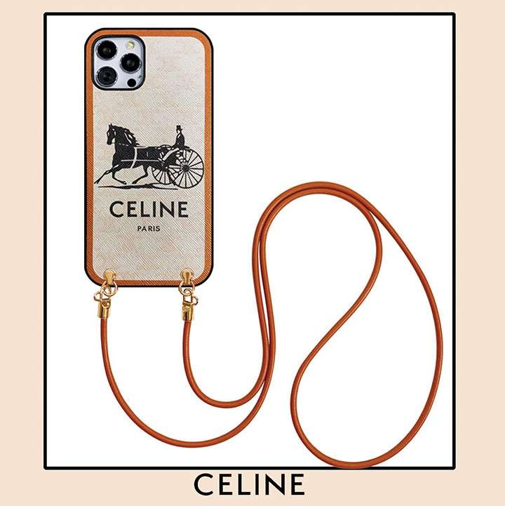 アイフォン 12/12mini スマホケース Celine PU