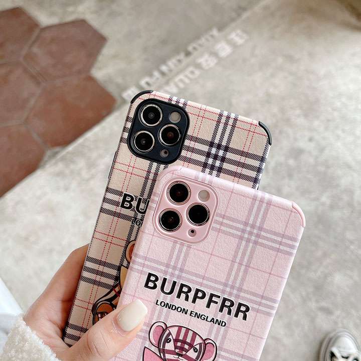 iphone12promax burberry オシャレ カバー