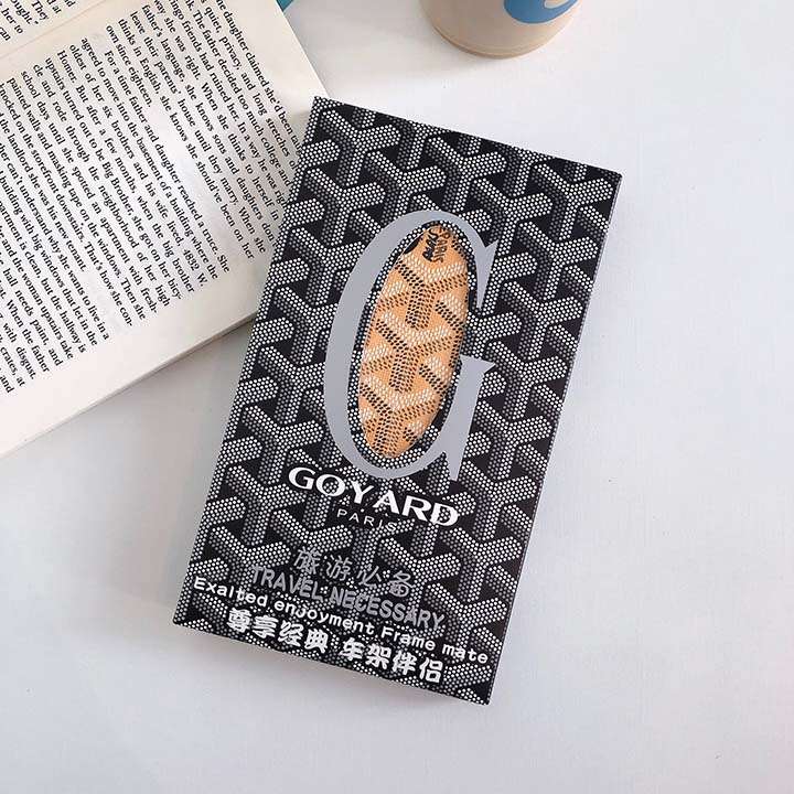 Goyard iPhone xs 保護ケース ブランド英字プリント付き