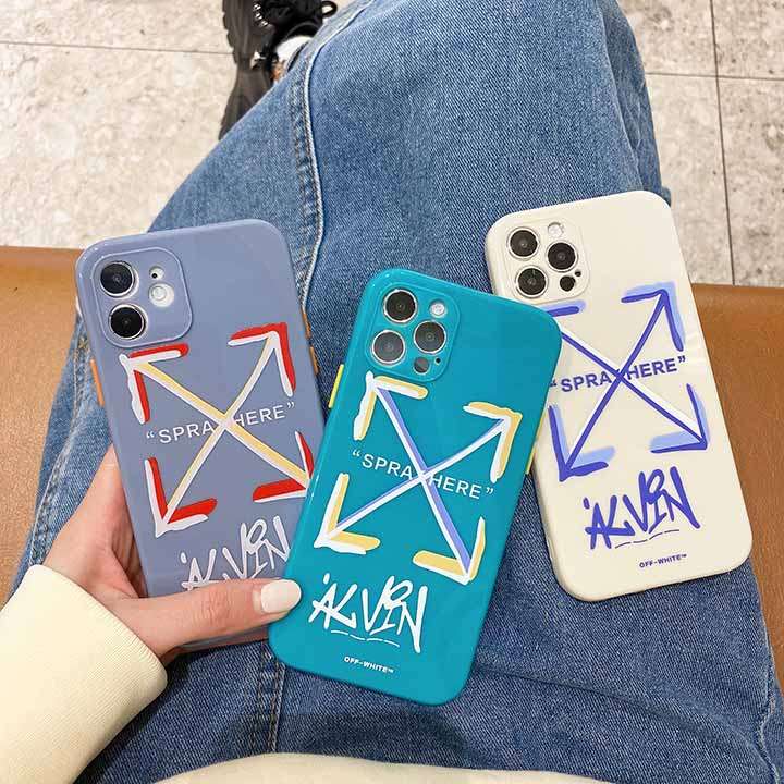 オフホワイトiphoneX/XSスマホケース